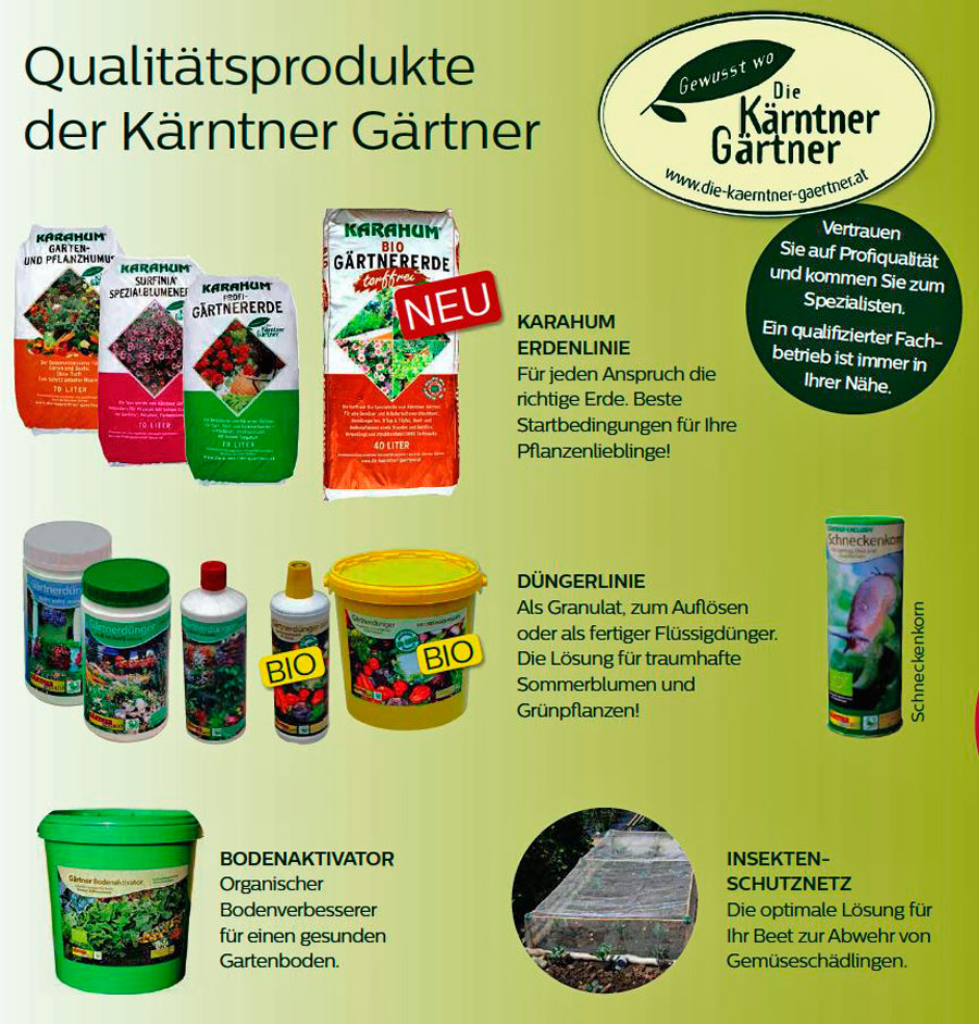 Produkte Kaerntner Gaertner